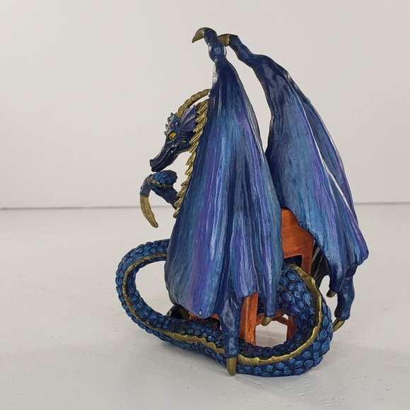 Hamilton Collection Dragon Hold Em Or Fold Em Sly Sal Figurine Poker *FLAW* - Picture 4 of 7